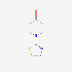 molecular formula C8H10N2OS B3003874 1-(1,3-Thiazol-2-yl)piperidin-4-one CAS No. 1016880-42-4