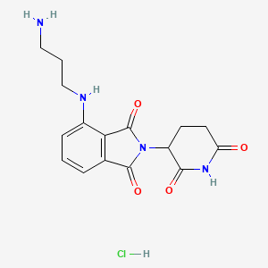 Pomalidomide-C3-NH2 hydrochloride