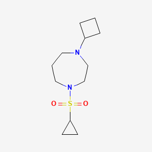 1-Cyclobutyl-4-(cyclopropylsulfonyl)-1,4-diazepane