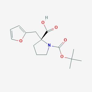 Boc-(R)-alpha-(2-furanylmethyl)-proline