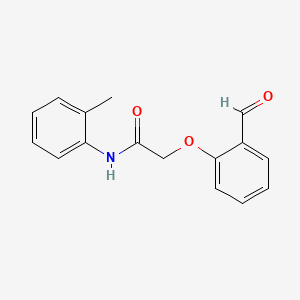 2-(2-formylphenoxy)-N-(2-methylphenyl)acetamide