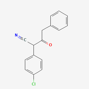 2-(4-Chlorophenyl)-3-oxo-4-phenylbutanenitrile