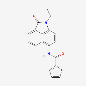 N-(1-ethyl-2-oxo-1,2-dihydrobenzo[cd]indol-6-yl)furan-2-carboxamide