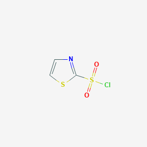 molecular formula C3H2ClNO2S2 B030043 2-Thiazolesulfonyl chloride CAS No. 100481-09-2