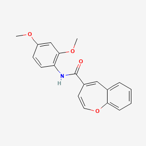 molecular formula C19H17NO4 B3004435 N-(2,4-dimethoxyphenyl)-1-benzoxepine-4-carboxamide CAS No. 950284-39-6