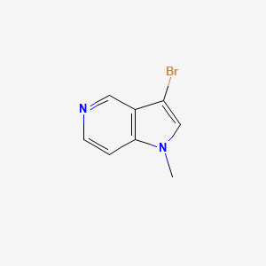 molecular formula C8H7BrN2 B3004470 3-bromo-1-methyl-1H-pyrrolo[3,2-c]pyridine CAS No. 1367799-39-0
