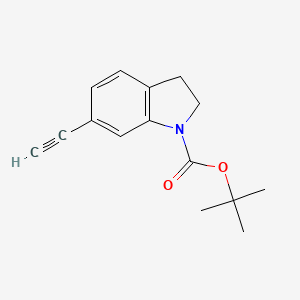 Tert-butyl 6-ethynyl-2,3-dihydroindole-1-carboxylate