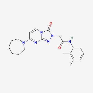 2-[7-(1-azepanyl)-3-oxo[1,2,4]triazolo[4,3-a]pyrimidin-2(3H)-yl]-N~1~-(2,3-dimethylphenyl)acetamide