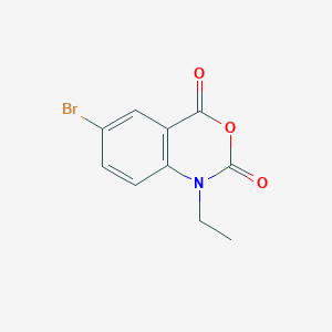 molecular formula C10H8BrNO3 B3004754 6-bromo-1-ethyl-2,4-dihydro-1H-3,1-benzoxazine-2,4-dione CAS No. 893725-66-1