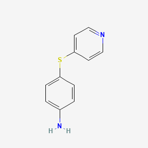 B3004785 4-(Pyridin-4-ylsulfanyl)aniline CAS No. 673-09-6