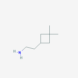 molecular formula C8H17N B3004826 2-(3,3-Dimethylcyclobutyl)ethanamine CAS No. 52708-25-5