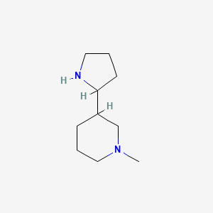 molecular formula C10H20N2 B3004952 1-Methyl-3-(pyrrolidin-2-yl)piperidine CAS No. 524674-30-4