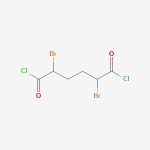 molecular formula C6H6Br2Cl2O2 B3005036 2,5-Dibromohexanedioyl dichloride CAS No. 29548-86-5