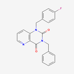 3-benzyl-1-(4-fluorobenzyl)pyrido[3,2-d]pyrimidine-2,4(1H,3H)-dione