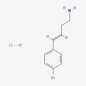4-(4-Bromophenyl)but-3-en-1-amine hydrochloride