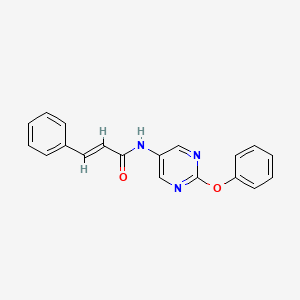 N-(2-phenoxypyrimidin-5-yl)cinnamamide