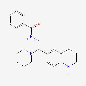 N-[2-(1-methyl-1,2,3,4-tetrahydroquinolin-6-yl)-2-piperidin-1-ylethyl]benzamide