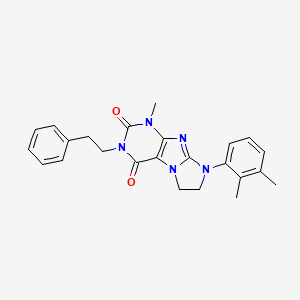 6-(2,3-Dimethylphenyl)-4-methyl-2-(2-phenylethyl)-7,8-dihydropurino[7,8-a]imidazole-1,3-dione