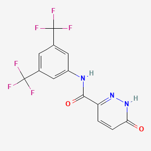 N-[3,5-bis(trifluoromethyl)phenyl]-6-oxo-1H-pyridazine-3-carboxamide