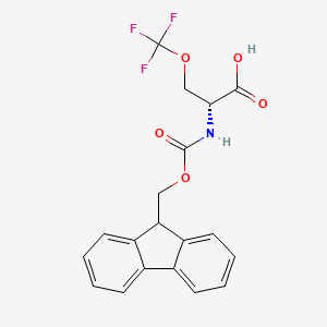(2R)-2-(9H-Fluoren-9-ylmethoxycarbonylamino)-3-(trifluoromethoxy)propanoic acid