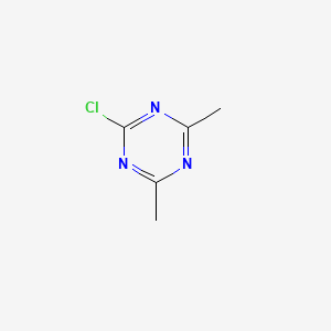 molecular formula C5H6ClN3 B3005177 2-Chloro-4,6-dimethyl-1,3,5-triazine CAS No. 30894-84-9