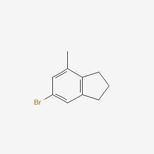 molecular formula C10H11Br B3005188 6-Bromo-4-methyl-2,3-dihydro-1H-indene CAS No. 1554306-92-1
