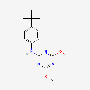N-(4-tert-butylphenyl)-4,6-dimethoxy-1,3,5-triazin-2-amine
