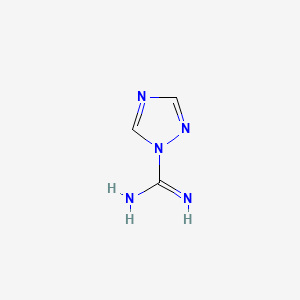 B3005208 1H-1,2,4-Triazole-1-carboximidamide CAS No. 19503-26-5; 19503-46-9