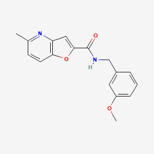 N-(3-methoxybenzyl)-5-methylfuro[3,2-b]pyridine-2-carboxamide
