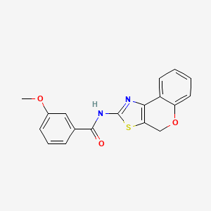 molecular formula C18H14N2O3S B3005238 N-(4H-chromeno[4,3-d]thiazol-2-yl)-3-methoxybenzamide CAS No. 681157-47-1