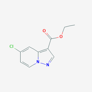 molecular formula C10H9ClN2O2 B3005322 Ethyl 5-chloropyrazolo[1,5-A]pyridine-3-carboxylate CAS No. 886364-13-2