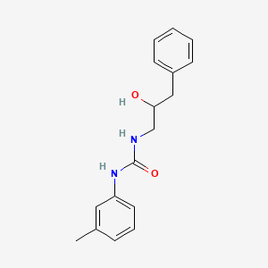 molecular formula C17H20N2O2 B3005342 1-(2-hydroxy-3-phenylpropyl)-3-(3-methylphenyl)urea CAS No. 1351658-16-6
