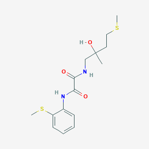 N1-(2-hydroxy-2-methyl-4-(methylthio)butyl)-N2-(2-(methylthio)phenyl)oxalamide