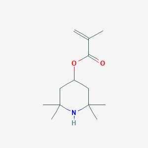 molecular formula C13H23NO2 B030054 2,2,6,6-Tetramethyl-4-piperidyl methacrylate CAS No. 31582-45-3