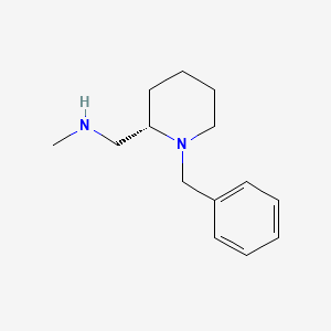 molecular formula C14H22N2 B3005416 (S)-1-(1-Benzylpiperidin-2-yl)-N-methylmethanamine CAS No. 2089246-35-3