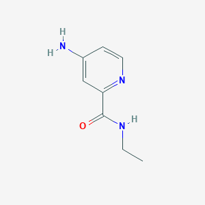 molecular formula C8H11N3O B3005452 4-amino-N-ethylpyridine-2-carboxamide CAS No. 1153528-27-8