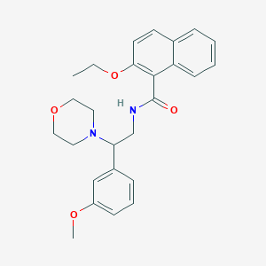 2-ethoxy-N-(2-(3-methoxyphenyl)-2-morpholinoethyl)-1-naphthamide