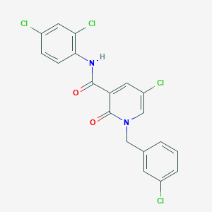 5-chloro-1-(3-chlorobenzyl)-N-(2,4-dichlorophenyl)-2-oxo-1,2-dihydro-3-pyridinecarboxamide