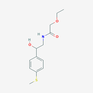 molecular formula C13H19NO3S B3005578 2-ethoxy-N-(2-hydroxy-2-(4-(methylthio)phenyl)ethyl)acetamide CAS No. 1448054-17-8