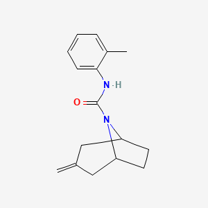 3-Methylidene-N-(2-methylphenyl)-8-azabicyclo[3.2.1]octane-8-carboxamide