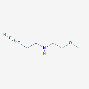 molecular formula C7H13NO B3005608 (But-3-yn-1-yl)(2-methoxyethyl)amine CAS No. 1248404-06-9