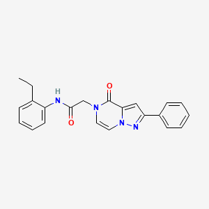 N-(2-ethylphenyl)-2-(4-oxo-2-phenylpyrazolo[1,5-a]pyrazin-5(4H)-yl)acetamide