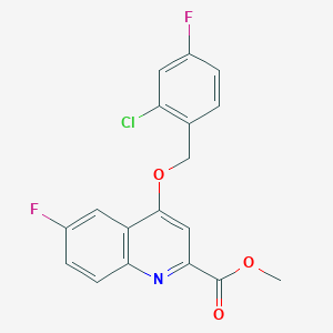 N-(5-chloro-2,4-dimethoxyphenyl)-2-{[4-methyl-5-(3-phenyl-1,2,4-oxadiazol-5-yl)-4H-1,2,4-triazol-3-yl]thio}acetamide