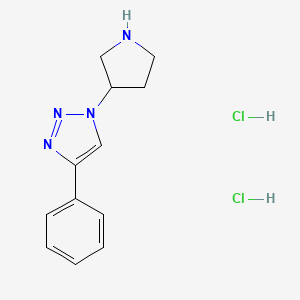 4-phenyl-1-(pyrrolidin-3-yl)-1H-1,2,3-triazole dihydrochloride