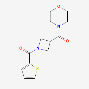 (3-(Morpholine-4-carbonyl)azetidin-1-yl)(thiophen-2-yl)methanone
