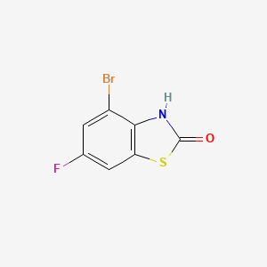 4-Bromo-6-fluoro-3H-1,3-benzothiazol-2-one