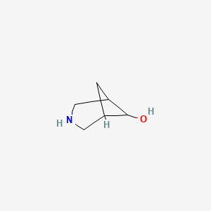 molecular formula C6H11NO B3005690 3-Azabicyclo[3.1.1]heptan-6-ol CAS No. 1240525-74-9; 1389441-76-2
