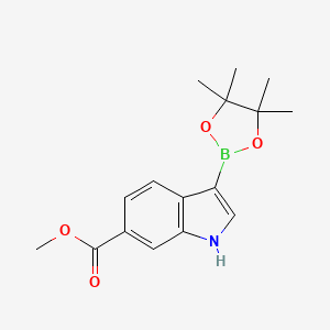 6-(Methoxycarbonyl)indole-3-boronic acid pinacol ester