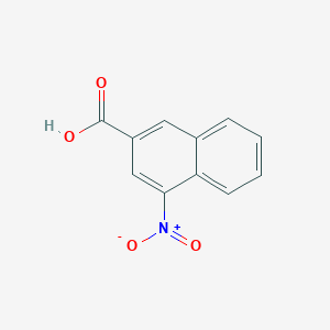 molecular formula C11H7NO4 B3005698 4-Nitro-[2]naphthoic acid CAS No. 5773-65-9
