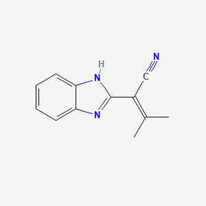 2-(1H-benzimidazol-2-yl)-3-methylbut-2-enenitrile